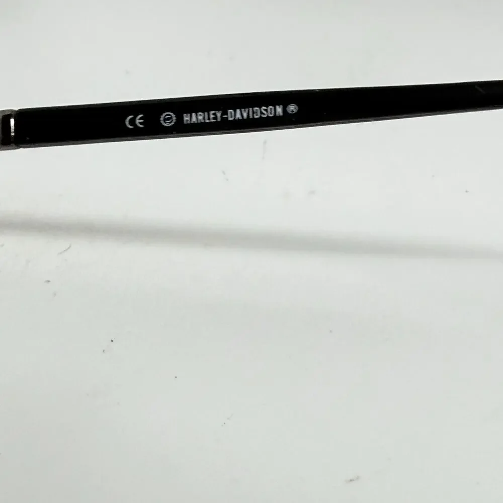 HARLEY-DAVIDSON HD157 Silver Eyeglasses Frames‎ HD 157 Gun 57-18-145 H19702